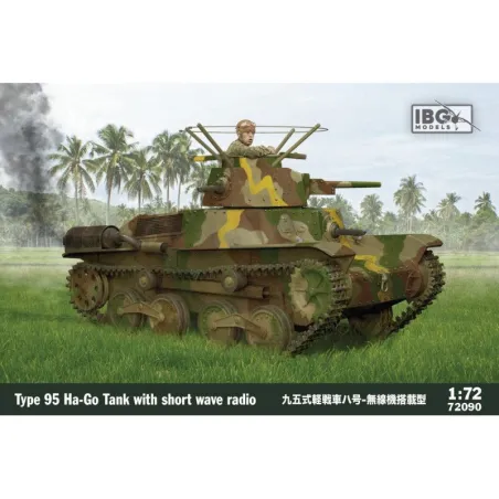 Model do sklejania IBG 72090 Type 95 Ha-Go Tank With Short Wave Radio