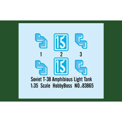 HOBBY BOSS 83865 Soviet T-38 Amphibious Light Tank skala 1:35