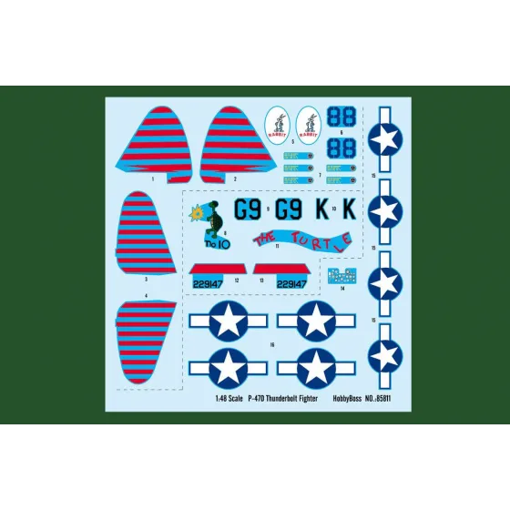 Hobby Boss 85811 P-47D Thunderbolt Fighter skala 1:48