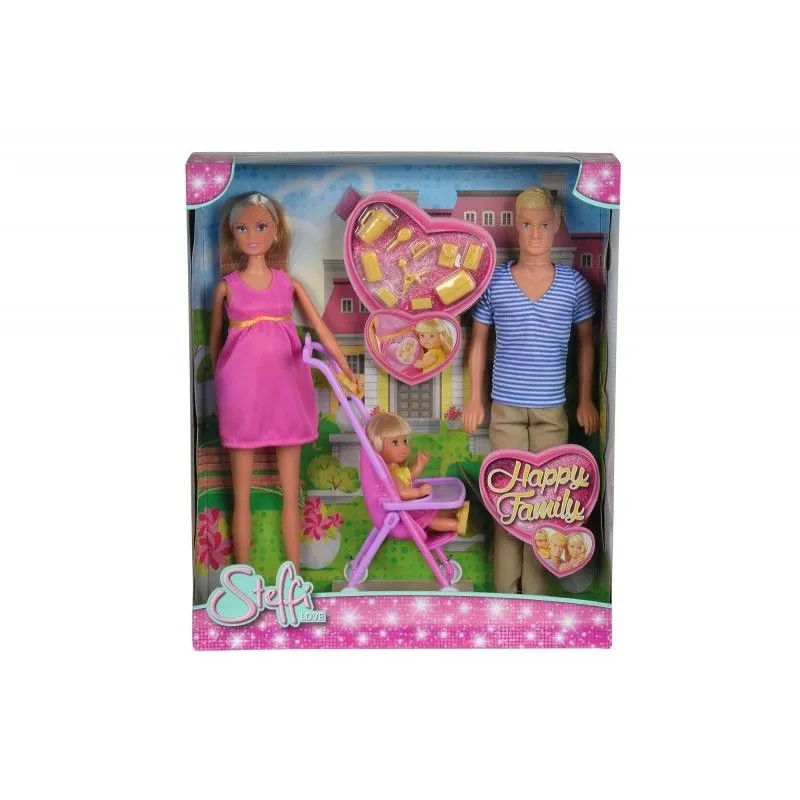 Lalka Steffi Love Zestaw szczęśliwa rodzina