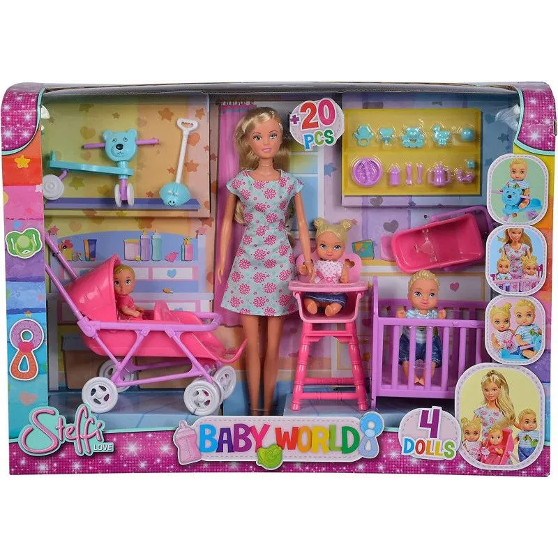 Lalka Steffi, dzieci w pokoju dziecięcym