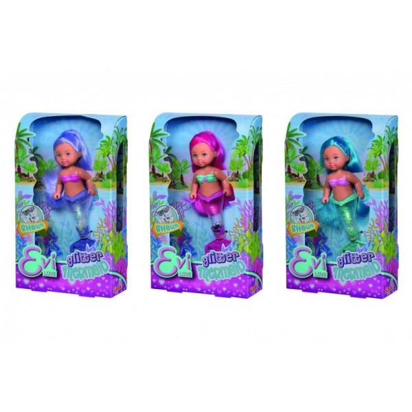 Brokatowa syrenka, 3 rodzaje