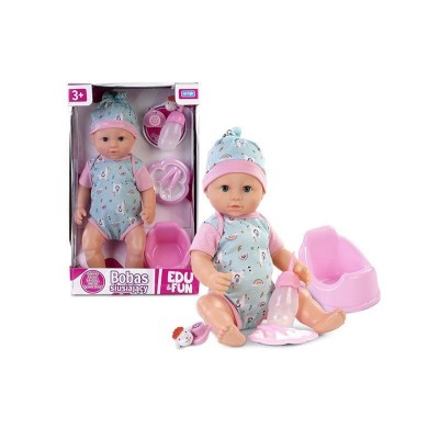 Lalka Natalia siusiający bobas 41 cm