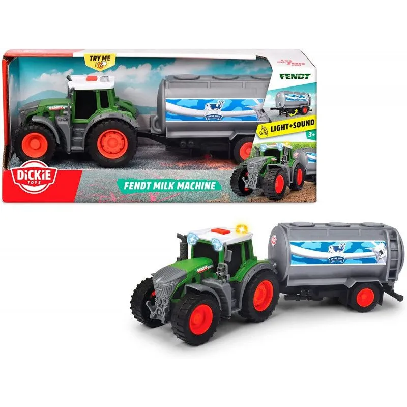 Ciągnik z przyczepą na mleko FARM 26 cm