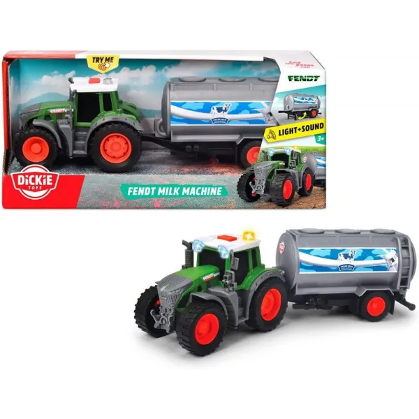 Ciągnik z przyczepą na mleko FARM 26 cm