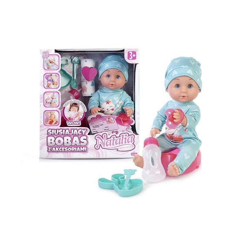 Lalka bobas siusiający 30 cm Edu&Fun