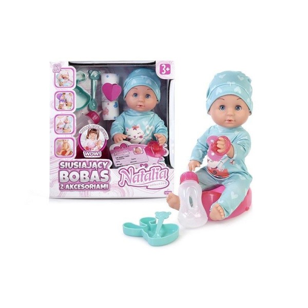 Lalka bobas siusiający 30 cm Edu&Fun