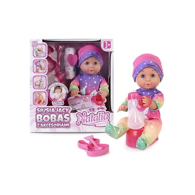 Lalka Bobas siusiający 30 cm Edu&Fun