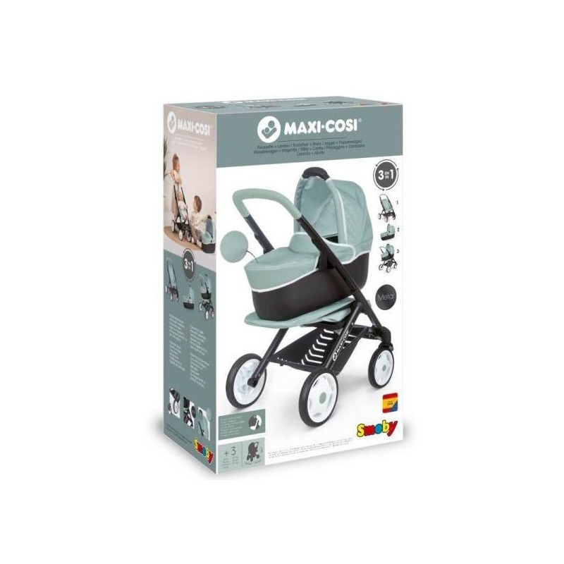 Wózek 3 w 1 zielony Maxi Cosi Quinny