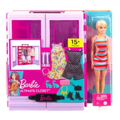 Barbie Szafa z lalką i akcesoriami