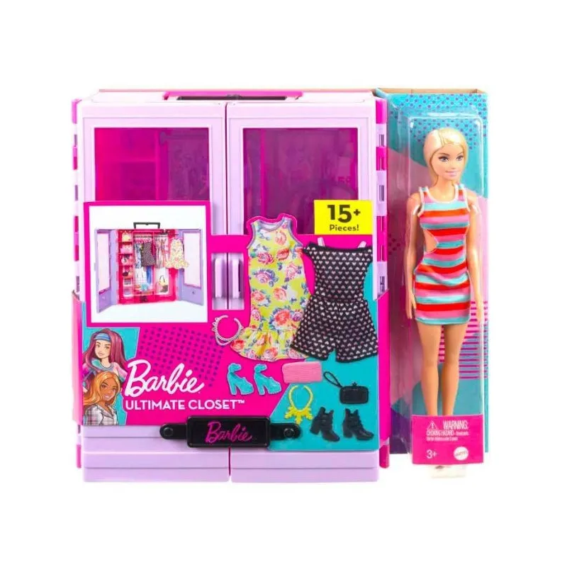 Barbie Szafa z lalką i akcesoriami