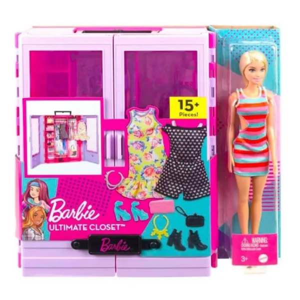 Barbie Szafa z lalką i akcesoriami
