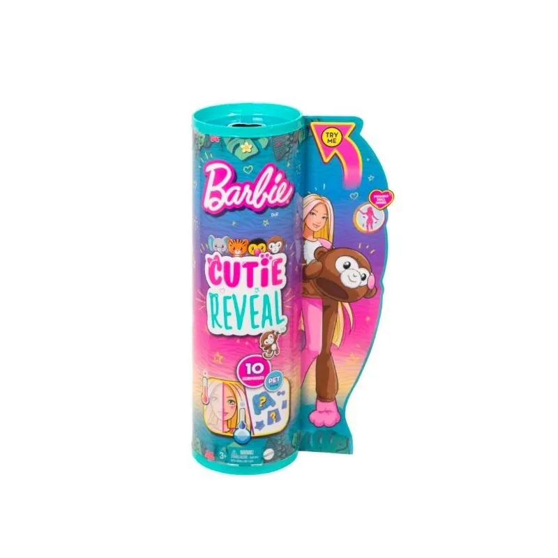 Lalka Barbie Cutie Reveal małpka