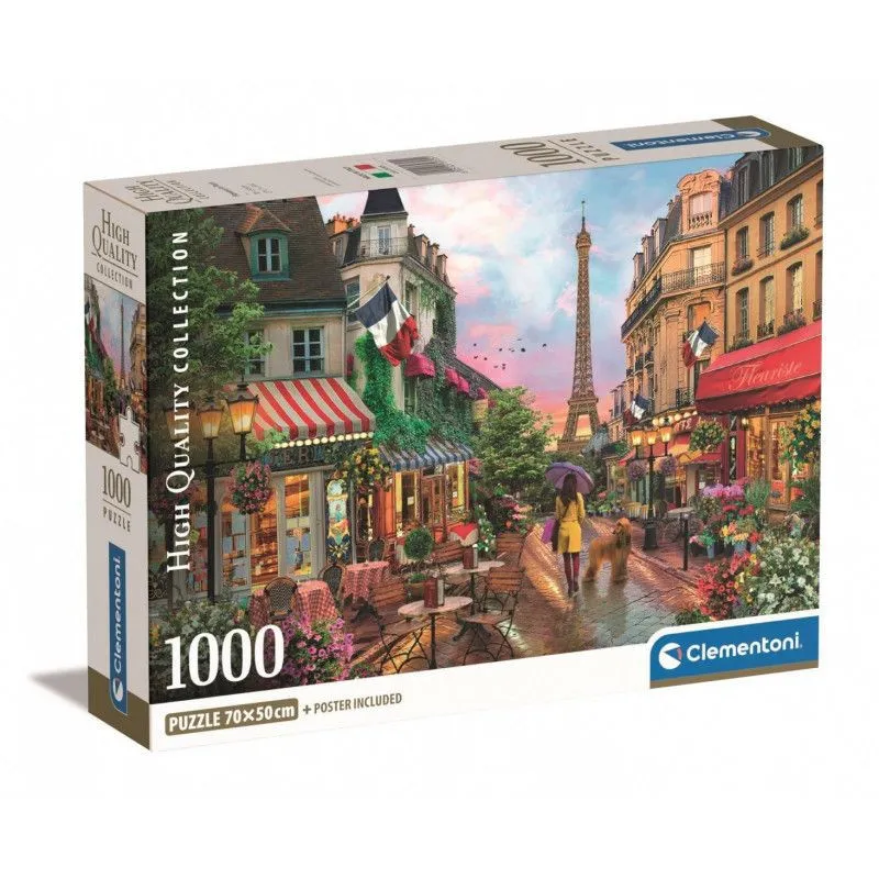 Puzzle 1000 elementów Compact Kwiaty w Paryżu