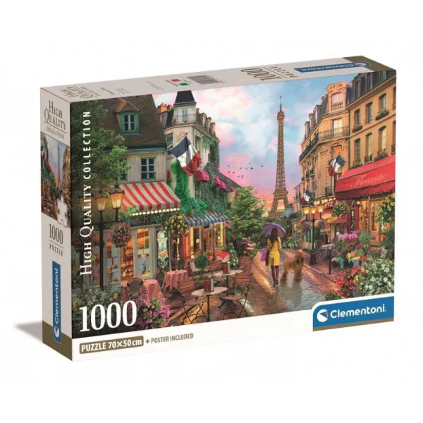 Puzzle 1000 elementów Compact Kwiaty w Paryżu