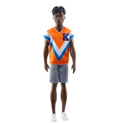 Lalka BARBIE Fashionistas Ken Pomarańczowy T-shirt