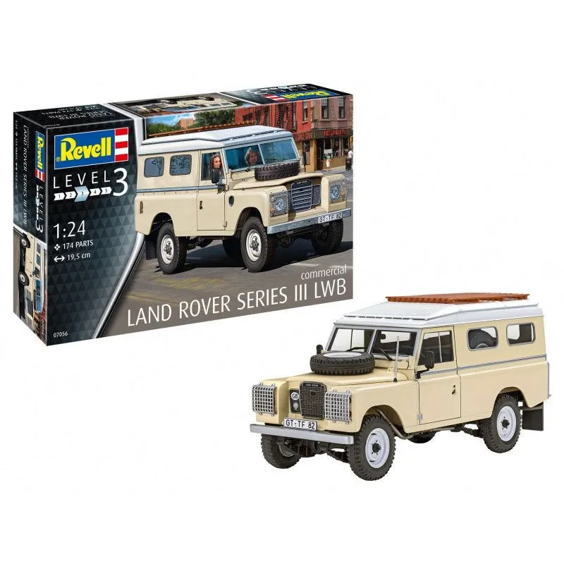 Model plastikowy Land Rover series III LWB 1/24