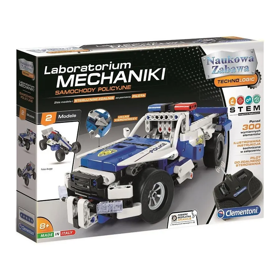 Laboratorium mechaniki Samochód policyjny