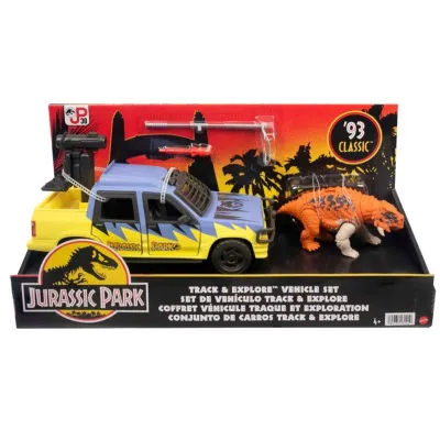 Jurassic World Nostalgia Pojazd i Dinozaur