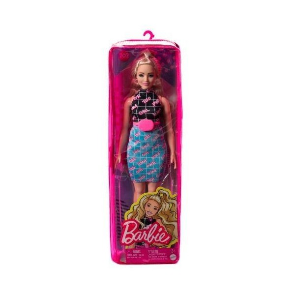 Lalka Barbie Fashionistas Power Girl krągłe kształty