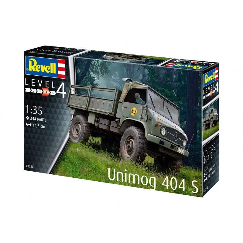 Model do sklejania Pojazd UNIMOG 404 S 1/35