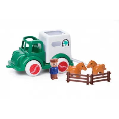 Pojazd do transportu koni z figurkami Jumbo Viking Toys