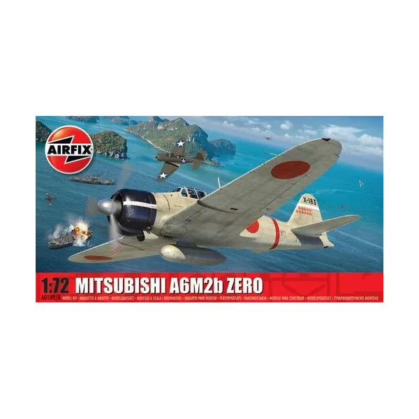Model plastikowy Mitsubishi A6M2b Zero 1/72