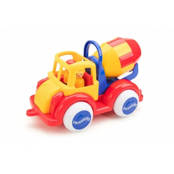 Pojazd Betoniarka z figurkami Jumbo Viking Toys