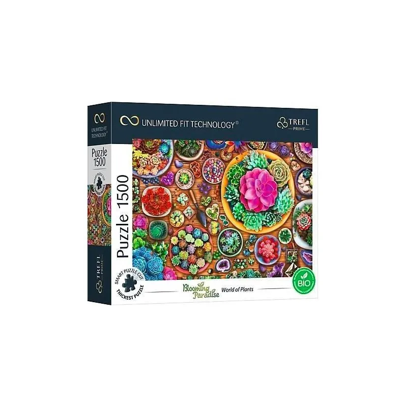 Puzzle 1500 elementów UFT Blooming Paradise World of Plants