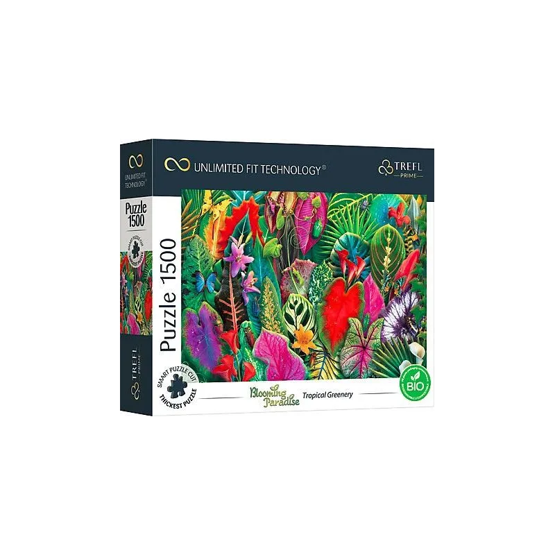 Puzzle 1500 elementów UFT Blooming Paradise Tropical Garden