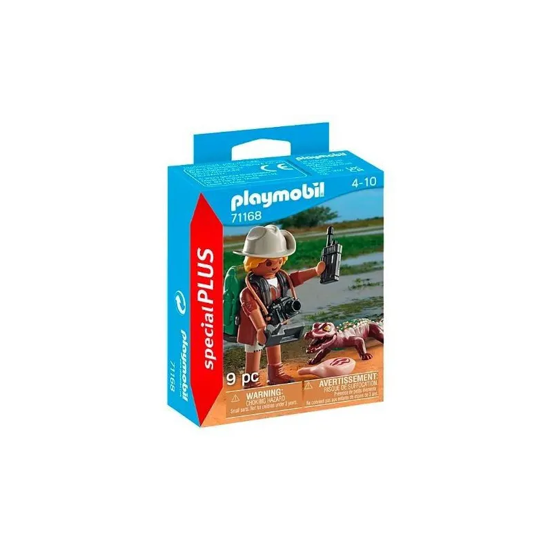 Zestaw z figurką Special Plus 71168 Badacz z aligatorem
