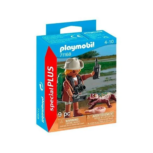 Zestaw z figurką Special Plus 71168 Badacz z aligatorem