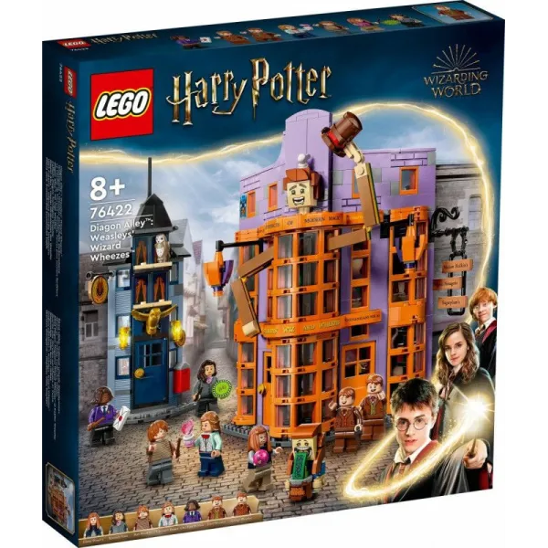 Klocki Harry Potter 76422 Ulica Pokątna: Magiczne dowcipy Weasleyów