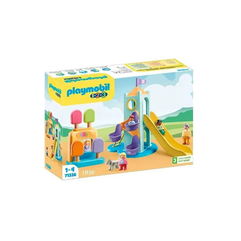 Zestaw z figurkami 1.2.3 71326 Wieża przygód i budką z lodami