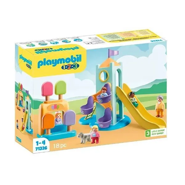 Zestaw z figurkami 1.2.3 71326 Wieża przygód i budką z lodami