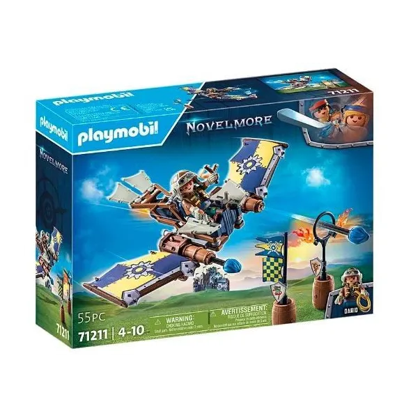 Zestaw z figurkami Novelmore 71211 Novelmore - Szybowiec Dario