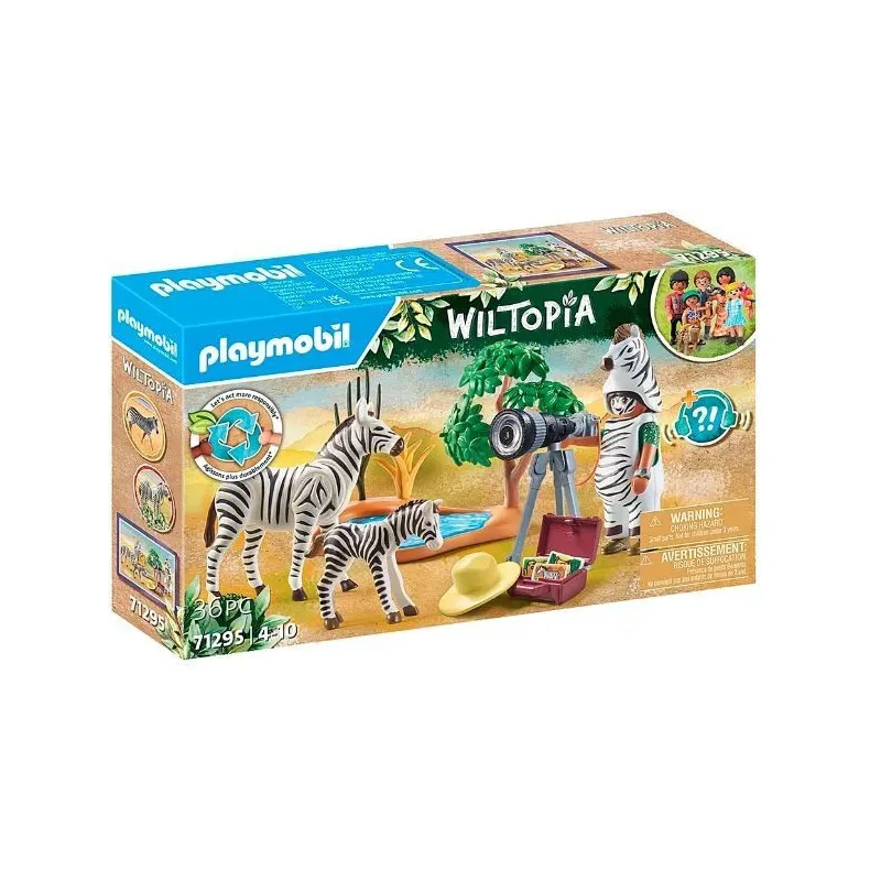 Zestaw z figurkami Wiltopia 71295 Wycieczka z fotografką zwierząt