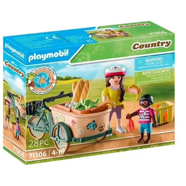 Zestaw z figurkami Country 71306 Rower towarowy