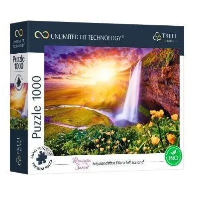 Puzzle 1000 elementów UFT Seljalandsfoss Wodospad Islandii