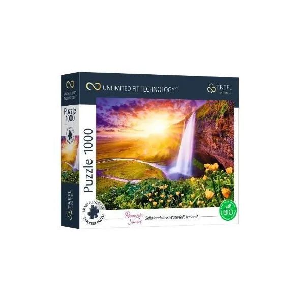Puzzle 1000 elementów UFT Seljalandsfoss Wodospad Islandii