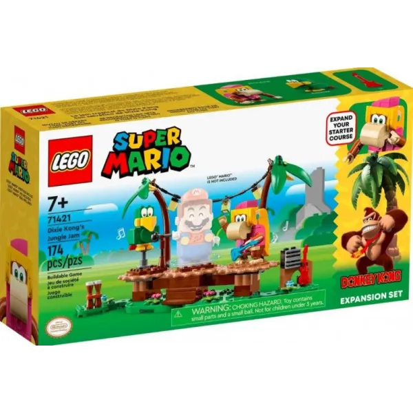 Klocki Super Mario 71421 Dżunglowy koncert Dixie Kong