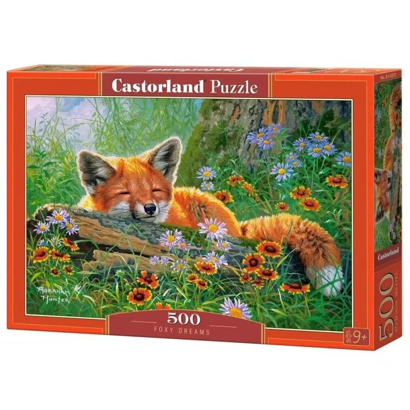Puzzle 500 elementów Lis śpiący