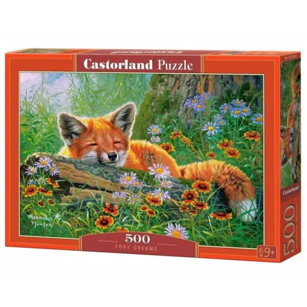 Puzzle 500 elementów Lis śpiący
