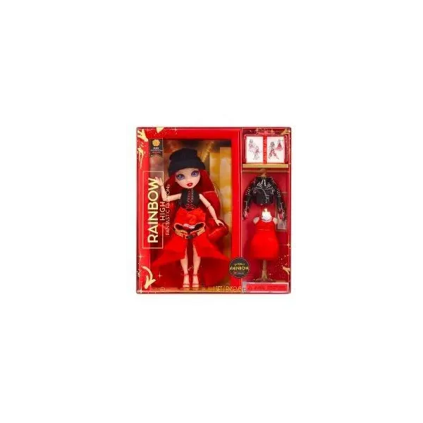 Lalka Rainbow High Fantastic Fashion Doll- RED - Ruby Anderson