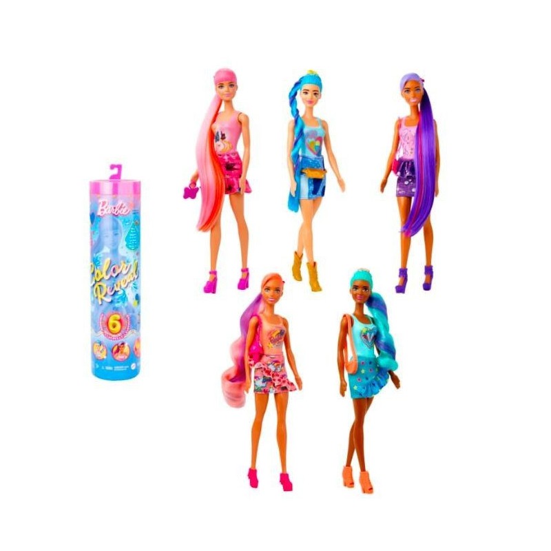 Lalka BARBIE Color Reveal seria Totally Denim