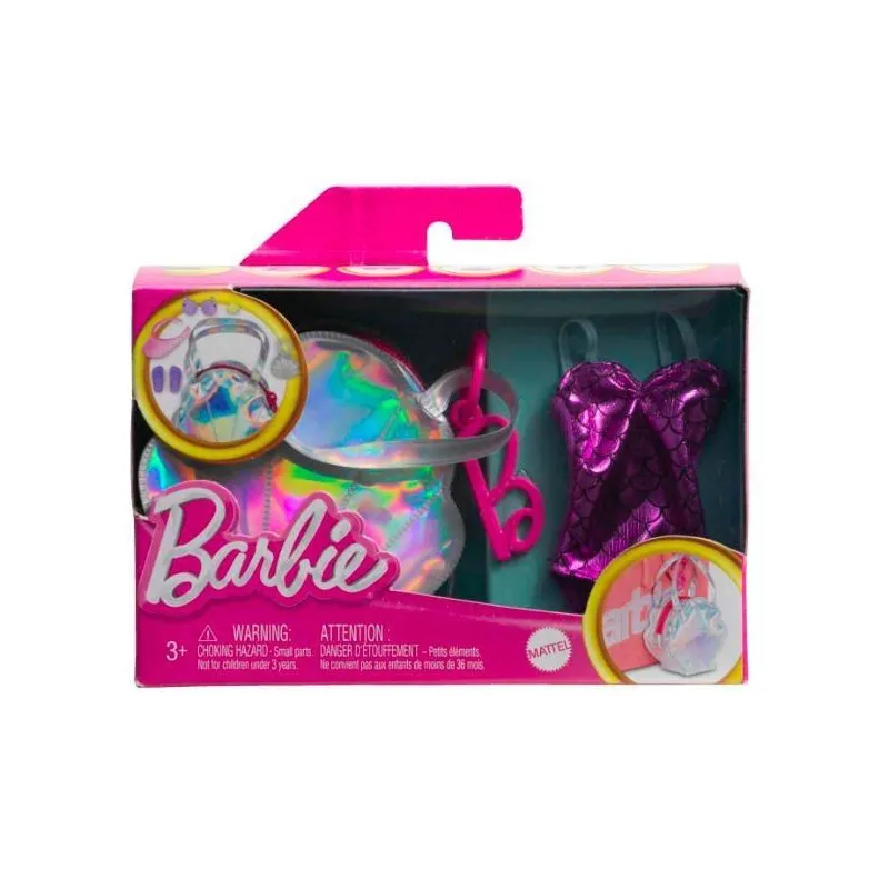BARBIE Zestaw modowy premium, fioletowy kostium