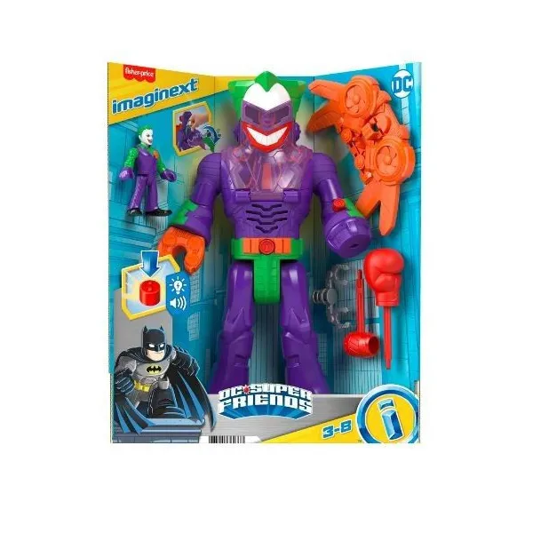 Zestaw figurek Imaginext DC Super Friends Joker i Śmiechorobot