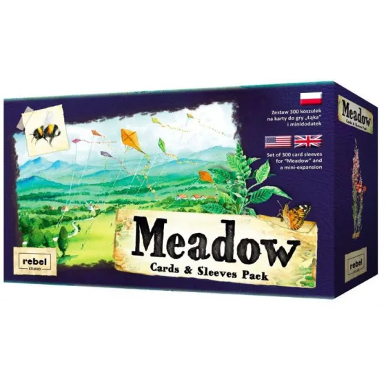 Gra Łąka (Meadow) Koszulki z zestawem kart