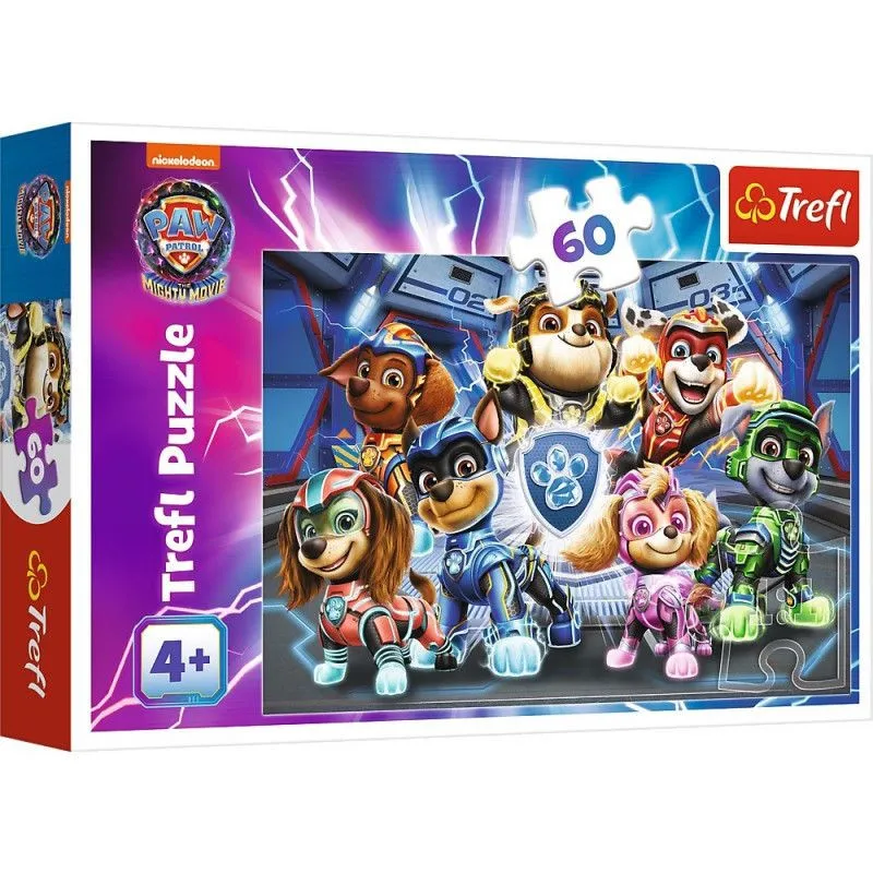 Puzzle 60 elementów Przygody bohaterów Psi Patrol Paw Patrol