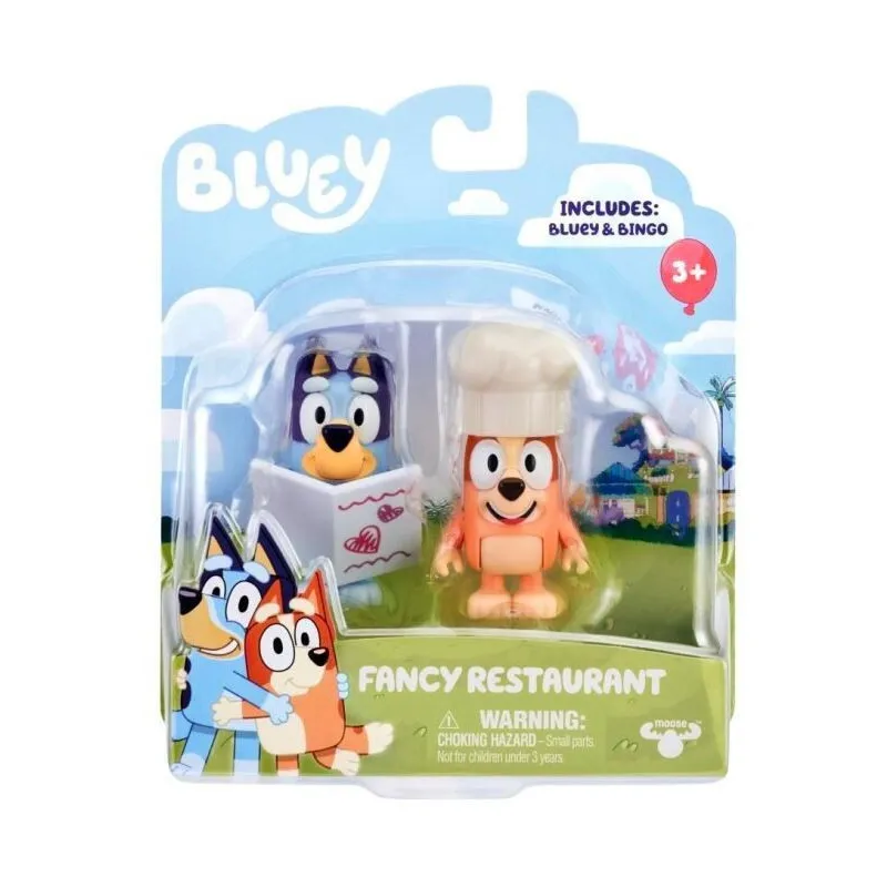 Zestaw figurek Bluey 2pak Ekskluzywna restauracja